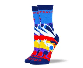 Women's Colorful Australia Dress Socks