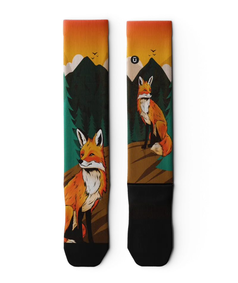 Zero Fox Knee High Compression Socks