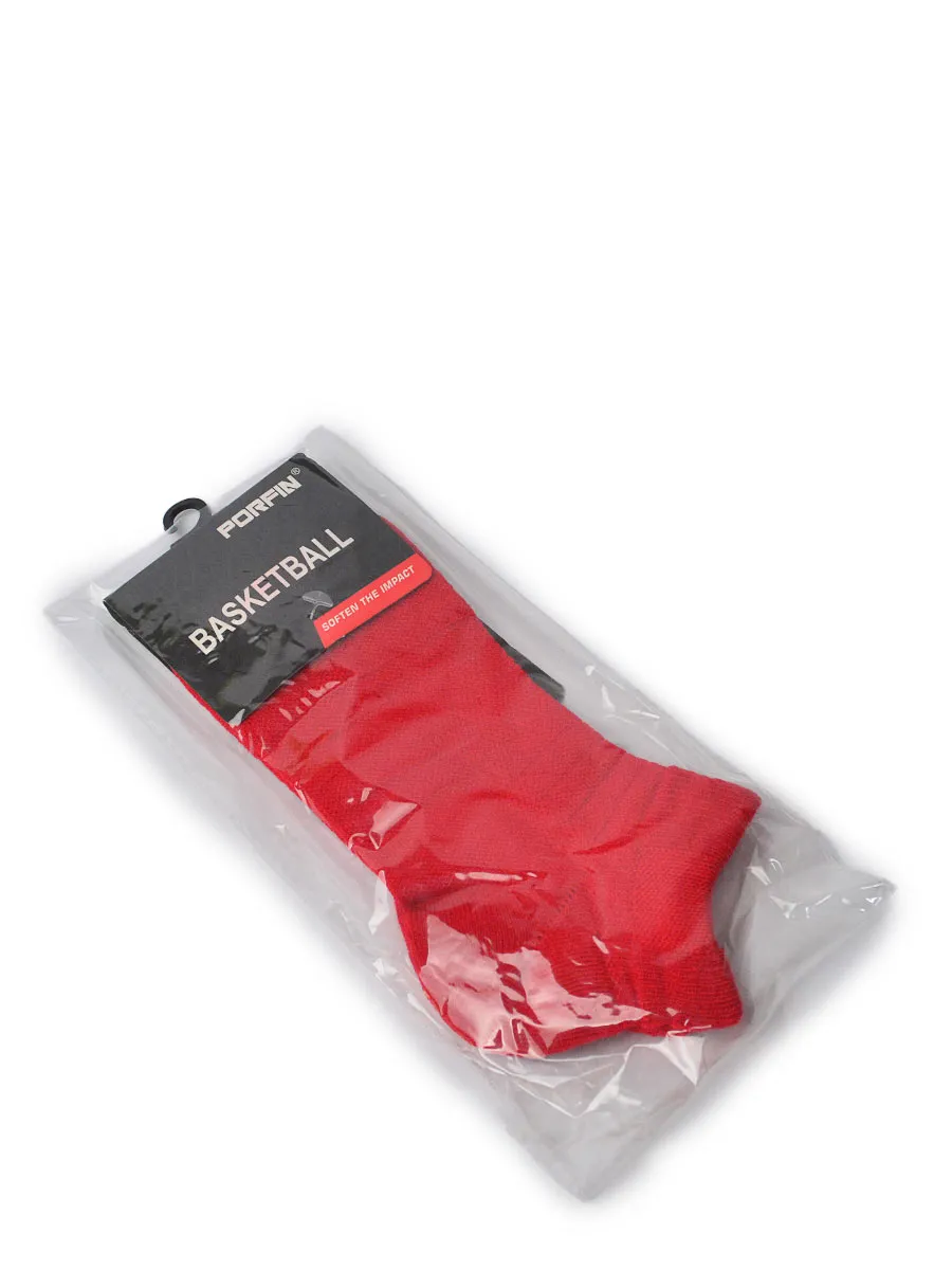 Zone Cushion Short Socks - JCB- 3001- Red